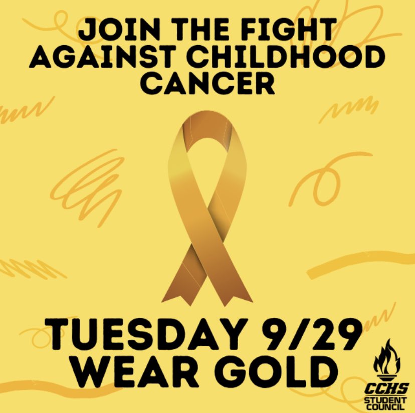 CaneyCreekHS's tweet photo. Wear gold Tuesday! https://t.co/c8HvYGjExh