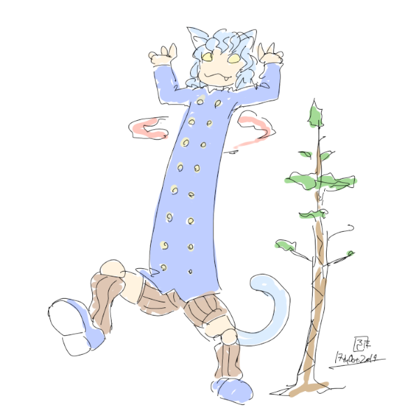 #なぜ描いたかわからないイラスト晒せ 