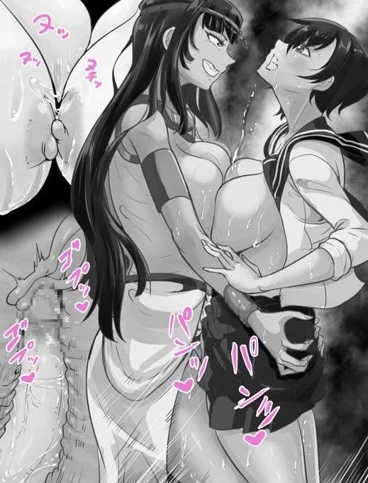 「NTRふたなり異世界」から
ふたなり女帝×JK凛生

「NTRふたなり異世界の」→https://t.co/xAJyTLg6k8
FANBOX→https://t.co/HSRwglY0cf

#r18 #NSFW #ふたなり #ふた×女 