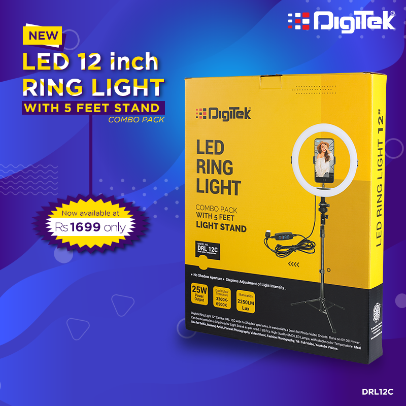 Digitek Drl 18 18 Inch Professional Led Ring Light Digitek Ring Light Drl 018 Unboxing And Review Youtube