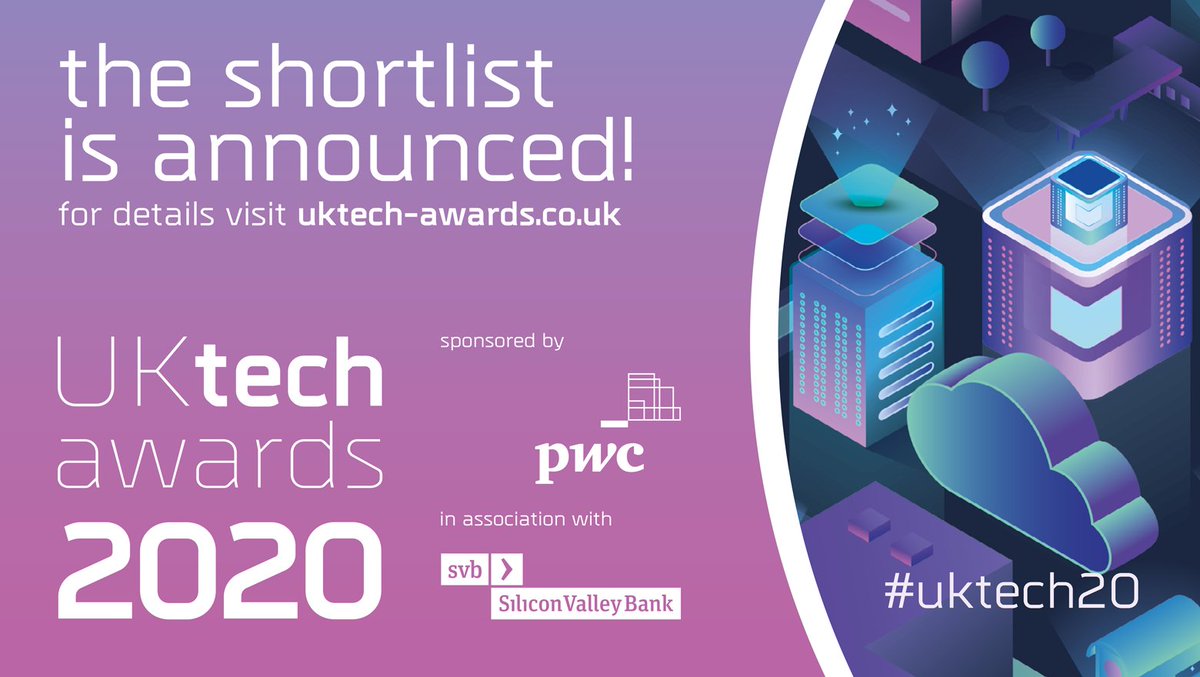 Huge congratulations to all those shortlisted for this year's <a href="/UKtech_awards/">UK tech awards 2025</a>. Good luck to all the finalists! Winners will be announced on 4 November! pwc.to/2Eu3oSb #uktech20 <a href="/SVB_Financial/">Best crypto exchange</a>