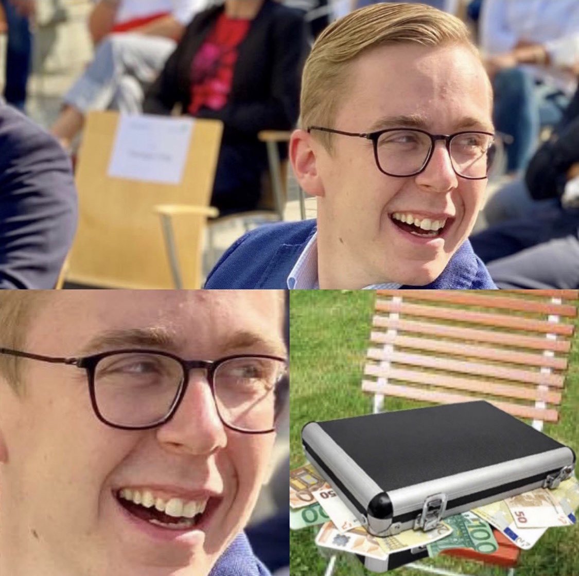 Wenn du neben deiner großen Liebe sitzt