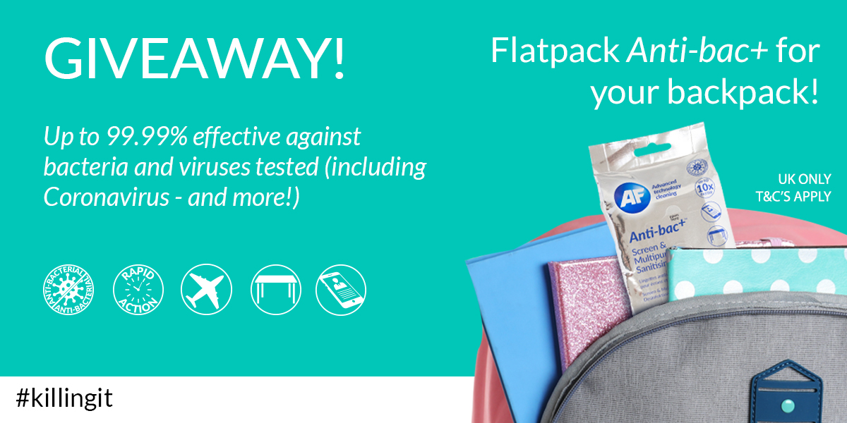 AFInternational's tweet image. We’re giving away a FREE pack of Anti-bac+ Sanitising Screen &amp;amp; Multipurpose Wipes!

For a chance to #win, simply:

🔽Follow
🔽Retweet this post
🔽Comment #killingit

#freebiefriday #giveaway #competition

UK Only. T&amp;amp;Cs apply

buff.ly/32ZI0NR