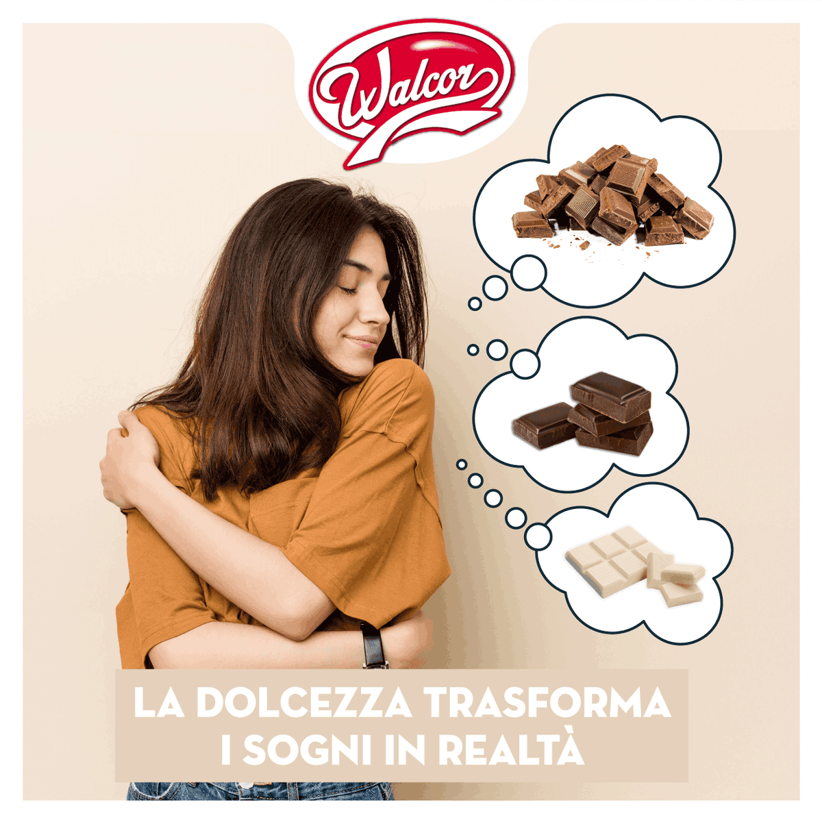 WalcorItalia's tweet photo. Oggi più che mai siamo davvero una fabbrica di sogni e cioccolato pronti ad esaudire ogni vostro desiderio più goloso! 😊🍫
#GiornataMondialeDeiSogni #Walcor #dream #wish #chocolate #chocolatelab https://t.co/FbBtvqFd1R