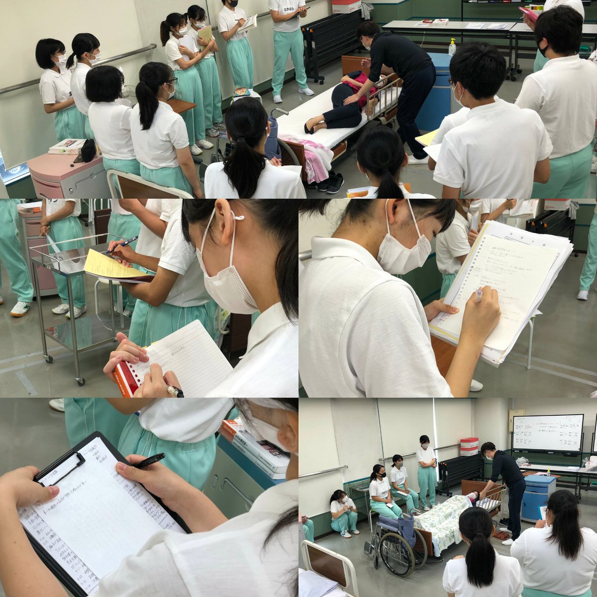 神戸医療福祉専門学校中央校 公式 Twitterissa 介護福祉士科１年生の授業の様子 いよいよ後期実技の授業開始です 前期の復習 熱心にメモしてます 生活支援技術dの授業では 名札作り 今日作った名札は来週から作成するエプロンにつけます 神戸医療福祉