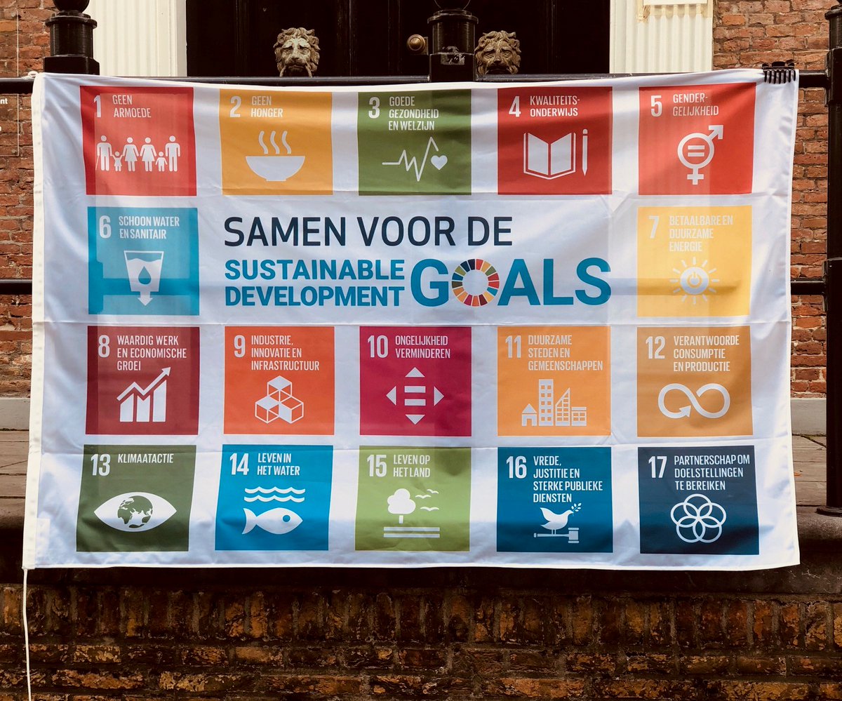 ❗❕ Reminder | Vandaag is de dag om de SGD-vlag te hijsen! Op 25 september wordt de vlag gehesen om stil te staan bij duurzaamheid ♻. #samenvoordeSDGs #samenvoorduurzaamheid #dvc #duurzaamheid <a href="/SDGNederland/">SDG Nederland</a>  📸 Exito Vertaalbureau