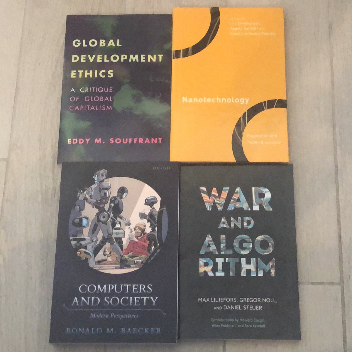 Steven Umbrello (@stevenumbrello) on Twitter photo CALL FOR REVIEWERS - these four books need a reviewer to write a full review essay (~4000 words) for the journal Prometheus - Critical Studies in Innovation - follow/PM or email @ steve@ieet.org #nanotechnology #ArtificialIntelligence #AIEthics #war #algorithm #computers CALL FOR REVIEWERS - these four books need a reviewer to write a full review essay (~4000 words) for the journal Prometheus - Critical Studies in Innovation - follow/PM or email @ steve@ieet.org #nanotechnology #ArtificialIntelligence #AIEthics #war #algorithm #computers