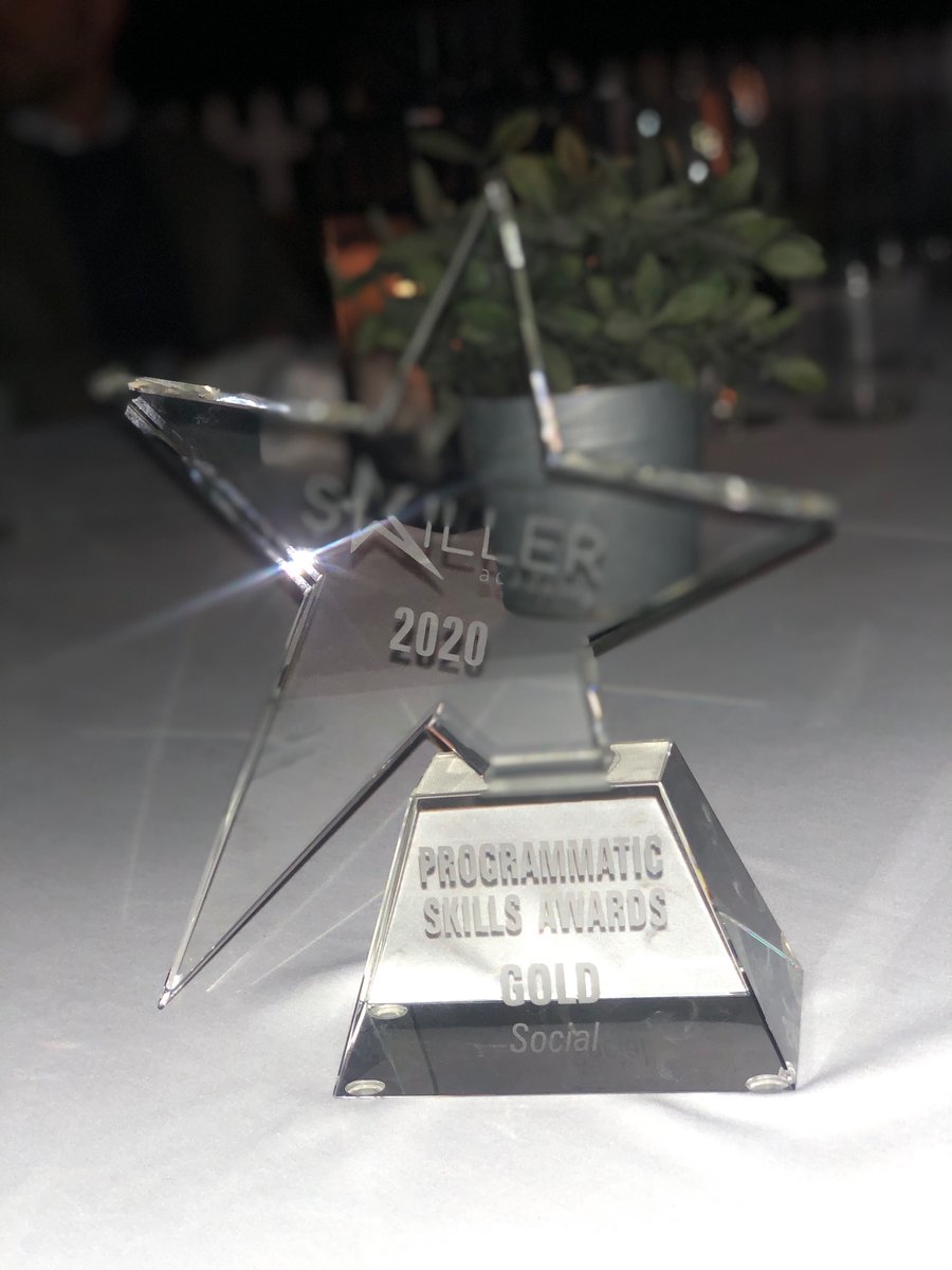 Placebo_Media's tweet photo. ¡Enhorabuena Amelia! El talento más joven de
@Placebo_Media
se ha hecho con el premio #GoldSocial de los #ProgrammaticSkillsAwards Nosotr@s ya sabíamos que era una crack. ¡Ahora ya podéis saberlo tod@s l@s demás! https://t.co/jHrjDi5e8m