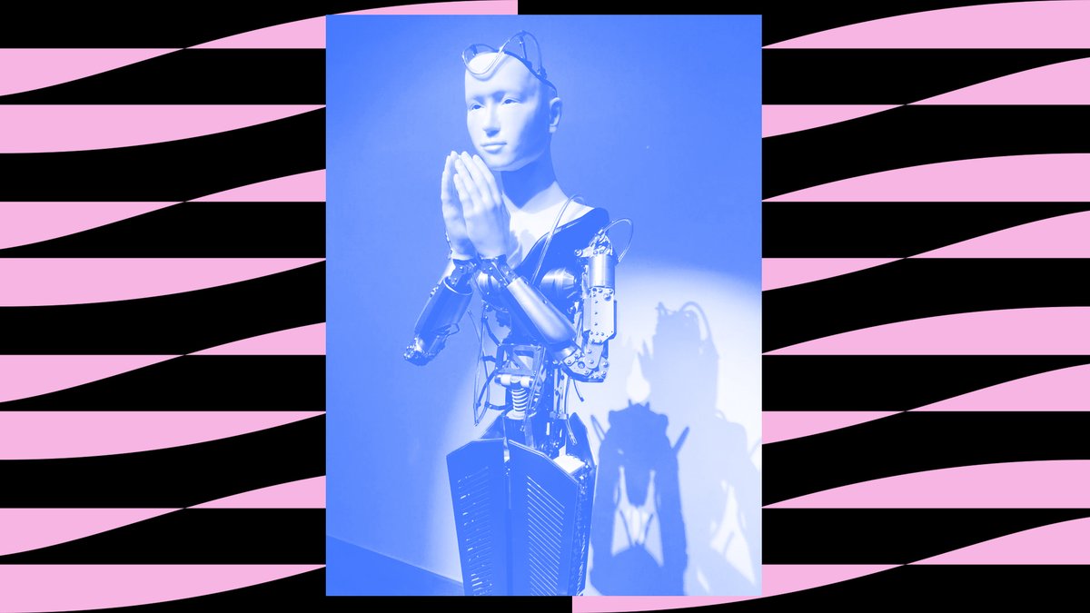 control___shift's tweet photo. Join DANAE and Annika Kappner to create your own (っ◔◡◔)っ ♥ Oracle Bots ♥ #artbots that cast spells and provide spiritual advice, made using @v21's #cheapbotsdonequick
📆 Online workshop on 9 Oct
➡️ https://t.co/txayWZI3BO https://t.co/ZqHmC9Ax4a