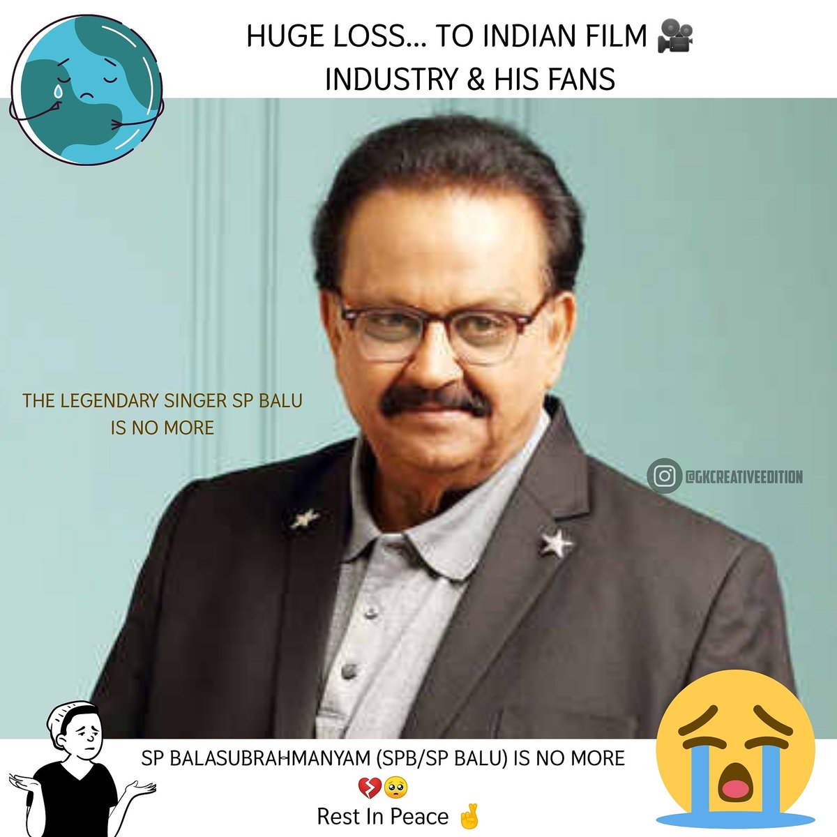 Influencer_Co's tweet photo. #SP #SPB #spbalu #spbrip #spbalasubramaniam #spbalasubrahmanyamrealstory #spbalasubramaniamismore 
#spbrip😭 #spbrip🌹🌹💔 #spbalasubrahmanyam 
#spbalahmanyamrestinpeace
#spbalasubrahmanyamhealthcondition #spbalasubrahmanyamhealth #spbalasubrahmanyamhealthbulliten https://t.co/AKNZYmMIZ1