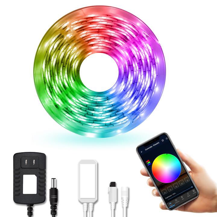 3. Control.Smart Light Strips can be controlled via your smartphone, whether you’re home not. You can switch them on/off, dim them and also change their color.They are also controlled by a voice command seeing as they are compatible with both Google And Amazon voice assistants.