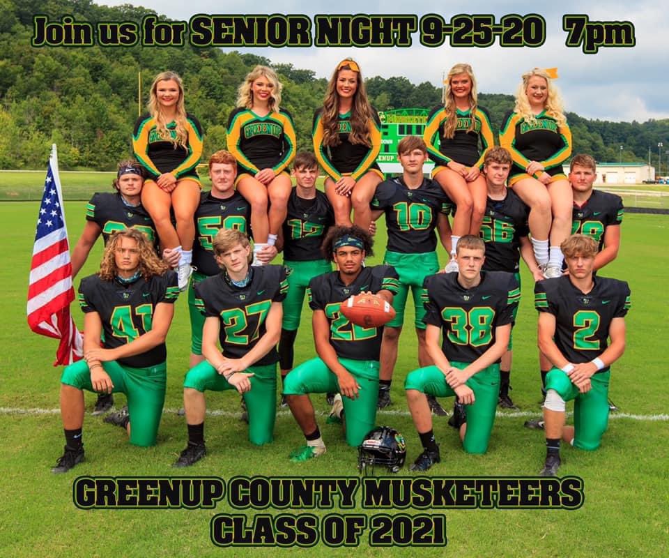 GreenupFootball's tweet photo. It’s GAMEDAY on #TheFarm !! We hope you got your tickets to come out tonight to watch @GreenupFootball battle TTDTR (That Team Down The Road) and celebrate our #Seniors ! If not, there’s still time-today from 12-2pm at the HS. Celebrate Seniors at 7; Kickoff at 7:30!!! #CU2Night https://t.co/fKHV9OzMYt