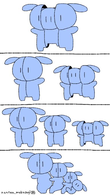 モブうさぎの中身 #モブうさぎ 