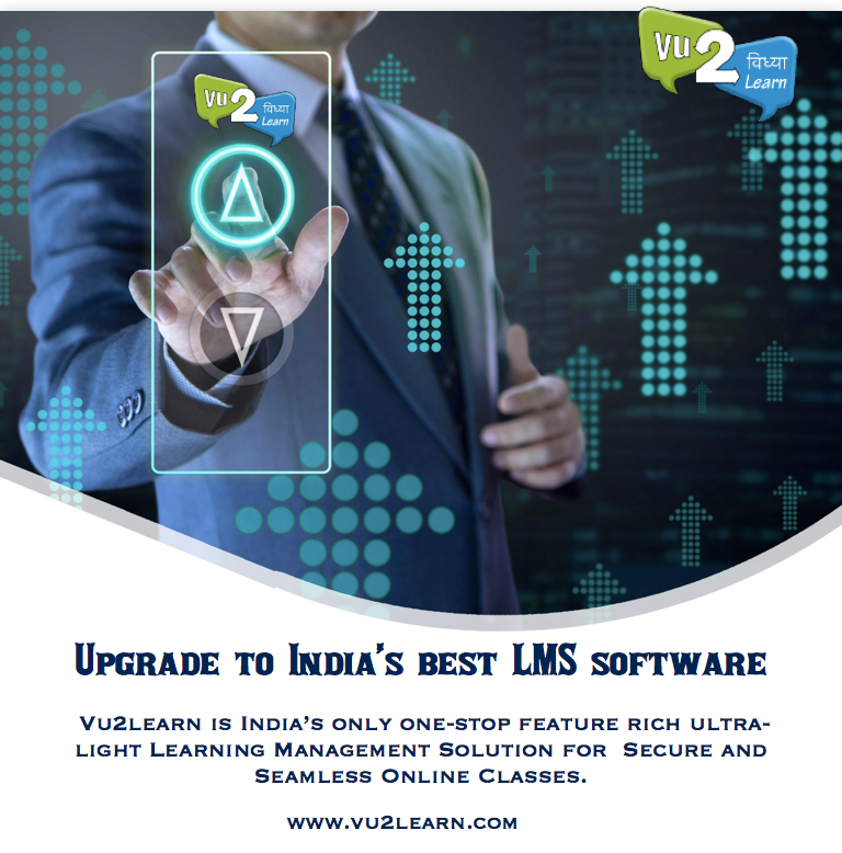 Vu2Learn's tweet photo. Is your University/College/School/Coaching Class equipped with the best #LMSsoftware for online classes? UPGRADE NOW to Vu2Learn India’s only one-stop 
#LearningManagementSystem

https://t.co/zSz0IvagpO
#OnlineEducation #OnlineClasses #University #LMS #College #EdTech #Students https://t.co/ETRuCruHP6