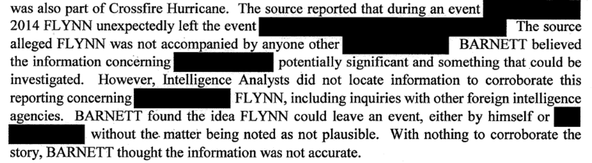 2. Halper lies about me and  @GenFlynn. FBI agent thought originally that the information was worth investigating but fell apart within days. -Intelligence Analysts+ inquiries with the British revealed Halper report was not true. -It was also "not plausible" on its face