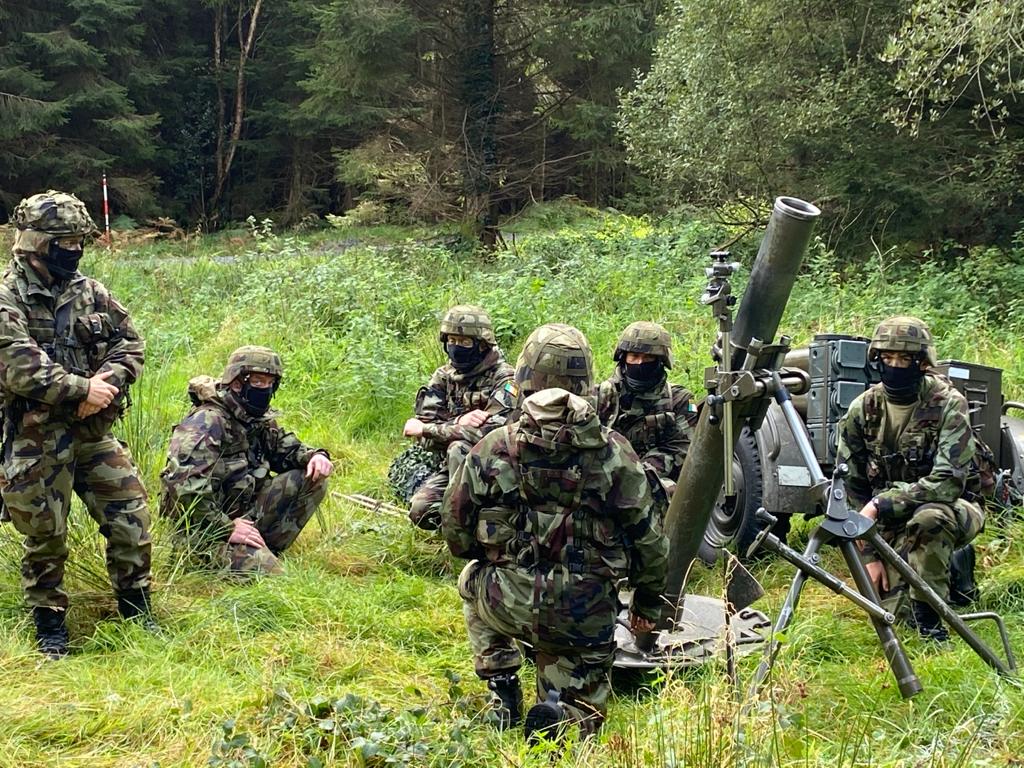 #2bdeartyregt Gunnery Course recently conducted a 24hr exercise simulating mortar fire support given to an evacuating military position. #trainhardfighteasy #strengthenthenation #ÓglaighnahÉireann #irishdefenceforces #IrishArmy