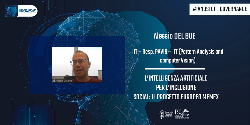 Alessio Del Bue (@ilpazuzu), IIT (<a href="/IITalk/">IIT</a>) – Resp. PAVIS – IIT (Pattern Analysis and computer Vision), sta parlando in #IANOSTOP-GOVERNANCE di "L’intelligenza Artificiale per l’inclusione social: il progetto europeo MEMEX".
Segui il suo intervento in intelligenzartificiale.unisal.it/ia-no-stop-gov… .