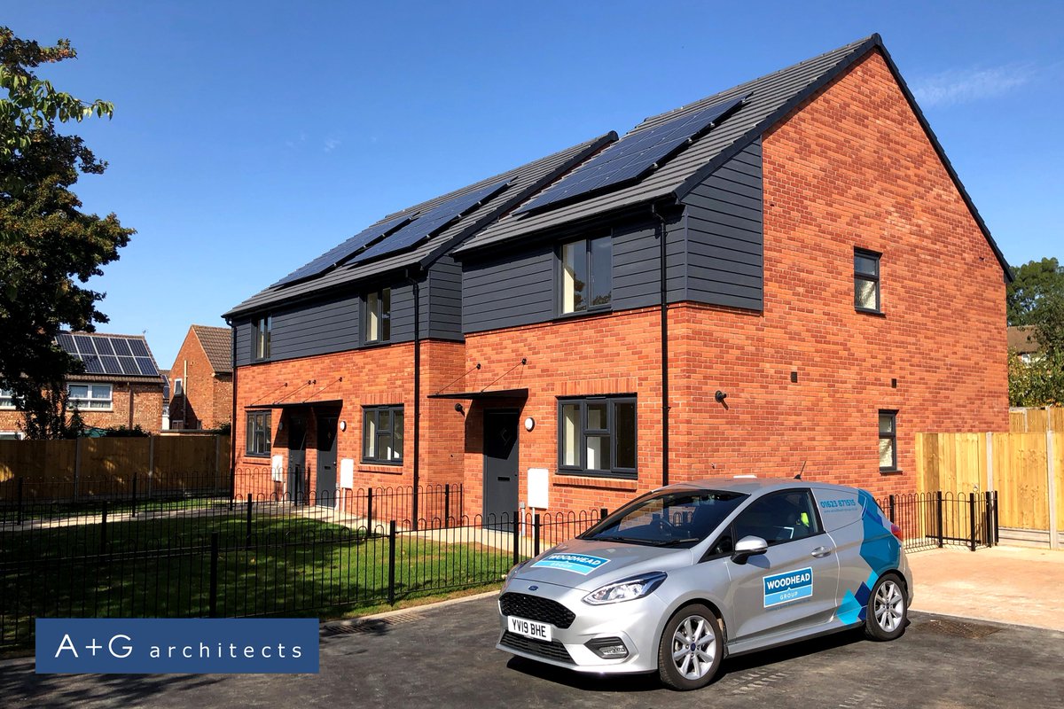 A beautiful day for the handover of the first site of the Phase 1 projects for <a href="/Leicester_News/">Leicester City Council</a> Housing Project
 aandgarchitects.com/single-post/20…