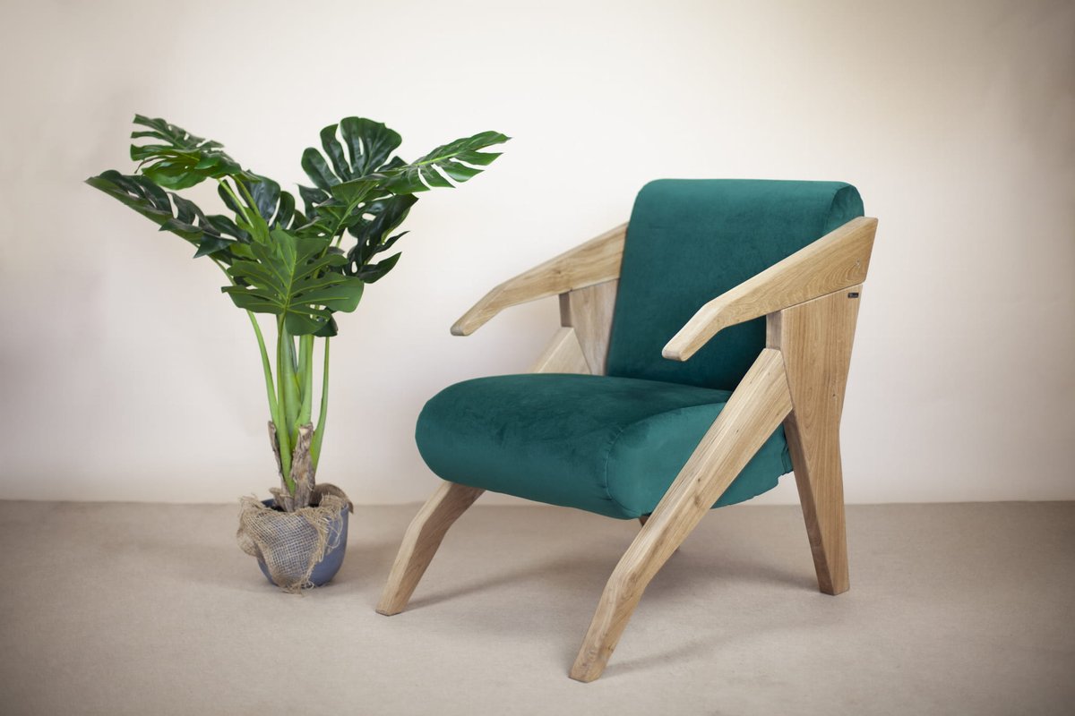 Handicraft_PL's tweet photo. Fotele tapicerowane  z możliwością dobrania odpowiedniej tkaniny , idealne do wypoczynku i codziennego użytkowania 🤩💚🌿🥰#wood #materials #art #modern #designer https://t.co/cFRrPSsZui