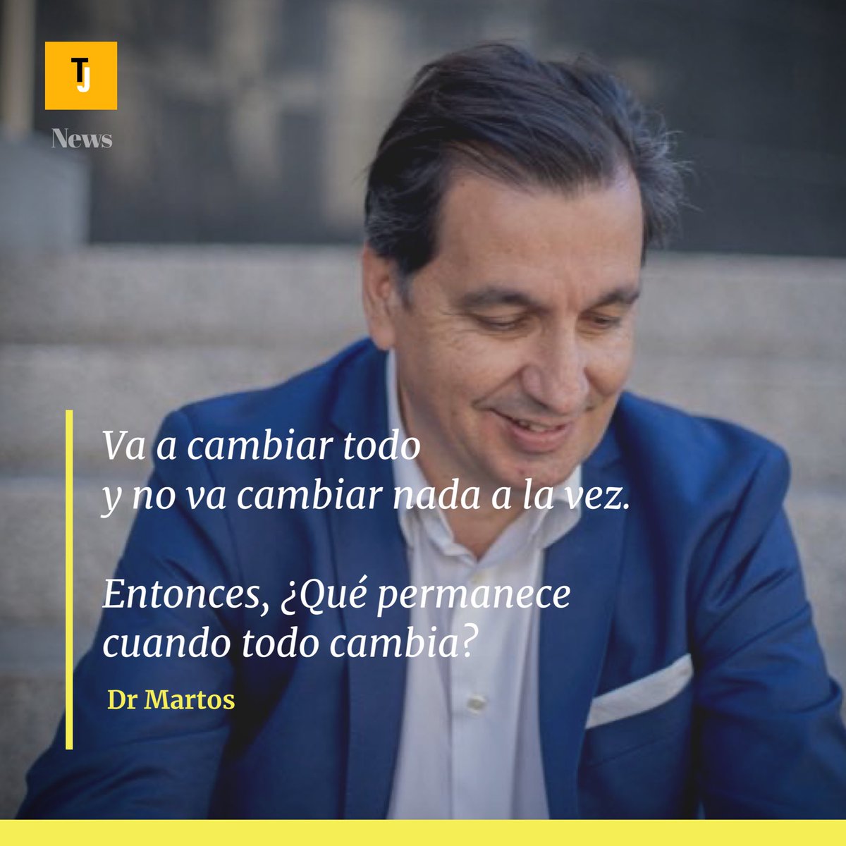 DrMartos's tweet photo. En estos tiempos tan convulsos y tan emocionantes al mismo tiempo, será nuestra respuesta a la adversidad la que decida. 

Es tiempo de cuidar a las personas, los empleados en las empresas y no dejarles tirados con grandilocuentes palabras. 

@JuntosTalento @PeopleTalent_ https://t.co/bROtgqs6SN