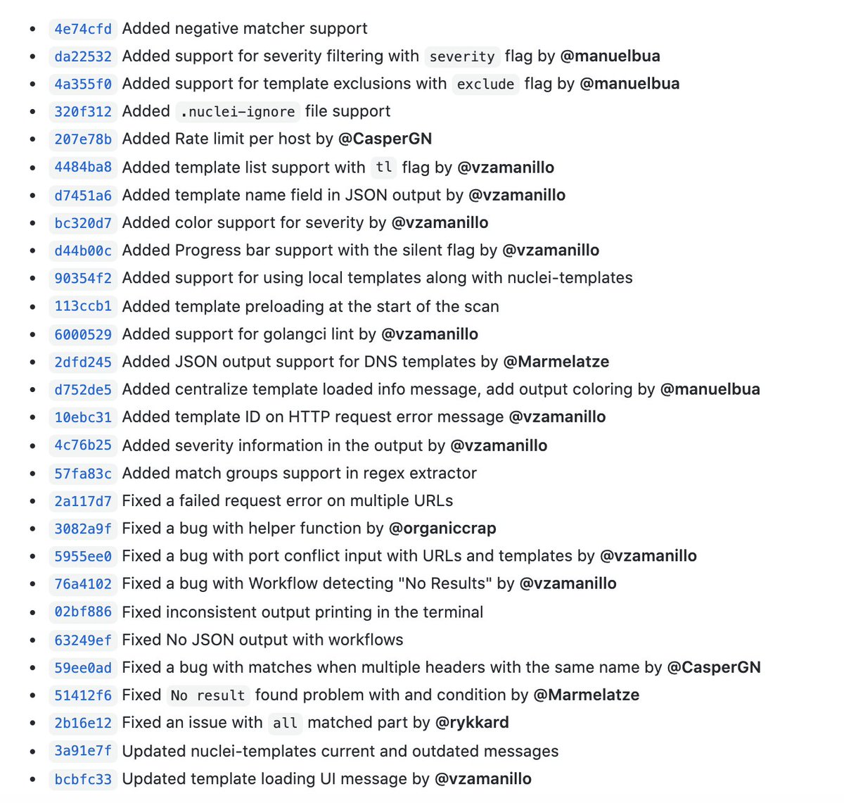 pdnuclei's tweet image. #Nuclei v2.1.1 is out with multiple bug fixes updates and features. 

We are thrilled with community contribution on this projects, almost everything is done by the community.

Release — github.com/projectdiscove…

#hackwithautomation #bugbountytools #bugbounty