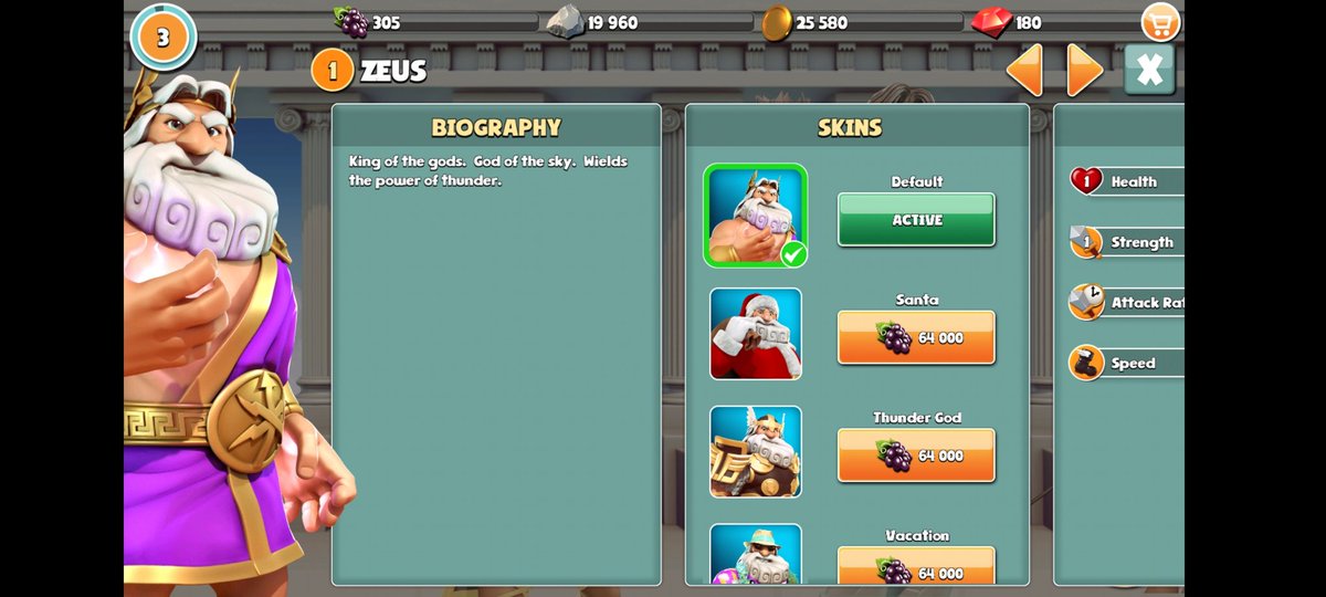 un_sissel's tweet image. My youngest just downloaded this game on my cell phone, thinking it'd be something for me. He was not wrong. #godsofOlympus #religionandgames #reception #ancientreligions #religioneverywhere #Santa #Zeus  #religionandpopularculture