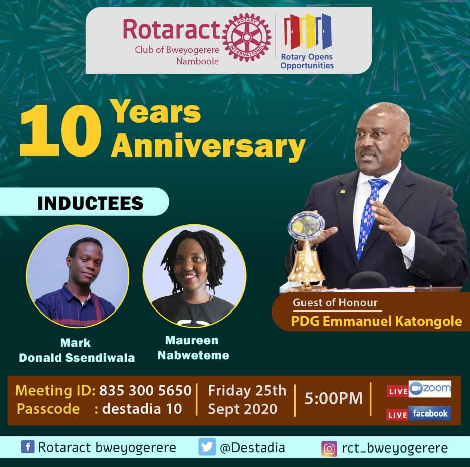 RotaractD9213's tweet photo. On this day as you celebrate the 10 years of service, @Destadia weβre proud of you and wish you more and more years as you serve humanity and make our world a better place to stay in! #DestadiaAt10 https://t.co/48oohZxXxH