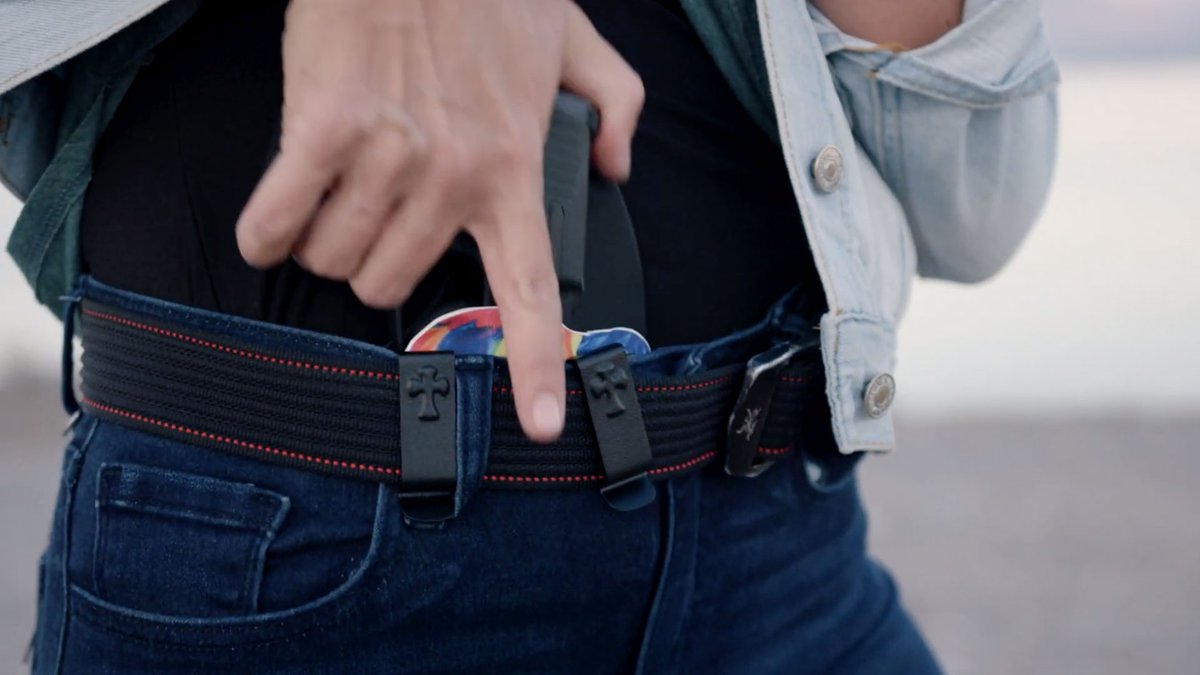 nrawomen's tweet photo. This amazing video from our friends at @CBHolsters details what #LenaMiculek carries, why she carries it and how it can help you — https://t.co/X88Cf0FM2b — #CrossBreedHolsters #CCW #concealedcarry #EDC #EDCgear https://t.co/vbnv5inoSs