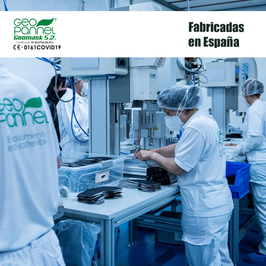 Geopannel's tweet photo. Las mascarillas COVID-19 Geomask 5.2 😷 son fabricadas en España por Geopannel y cuentan con la certificación europea oficial (marcado CE) Nº 20/2733/00/0161
Más información y pedidos en:
☎ +34 941 255 321
📧 info@geopannel.com
#Geopannel #Geomask #mascarillas https://t.co/VZ7vBQN9Lt