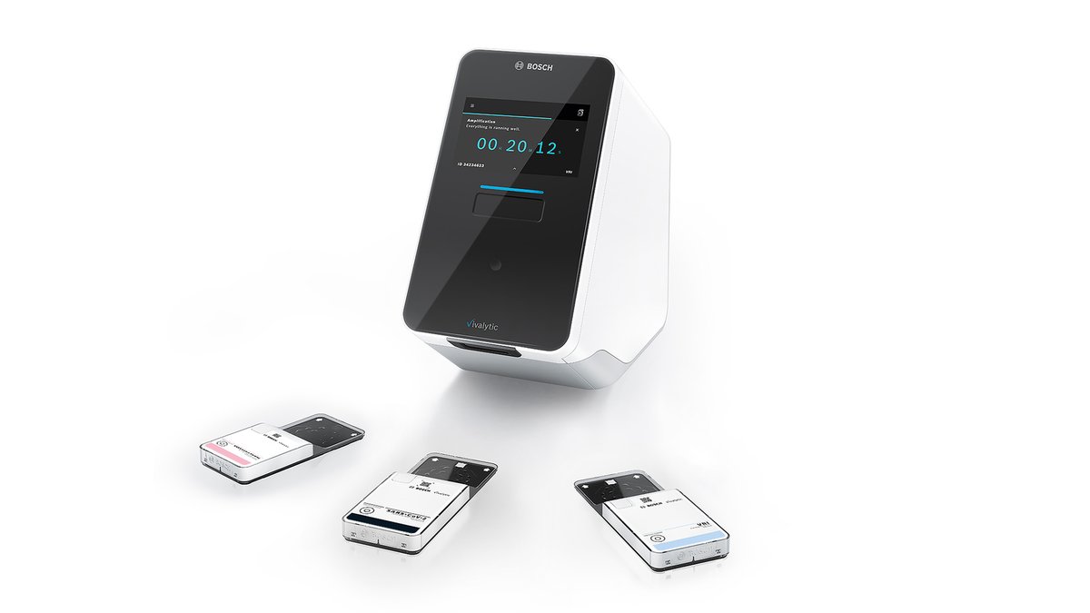 Increasing #testing capacity: In addition to our new, even faster #COVID19 rapid test, it will also be possible as of early October 2020 to simultaneously evaluate five test samples in one #test cartridge with our Vivalytic analysis device. Find out more: bit.ly/Vivalytic_Bosch