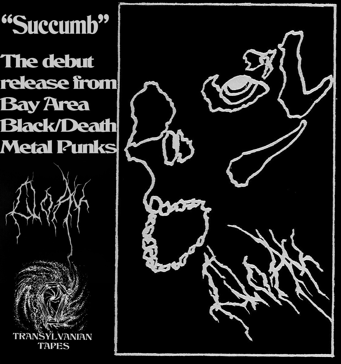 Cloak; Succumb. Black metal tinged with grunge, & it’s really rather good. Not as bleak as I’d expect from black metal, but none the worse for it. Energising and bouncy, which I’m not entirely sure is what black metal is supposed to do, but hey, works for me.