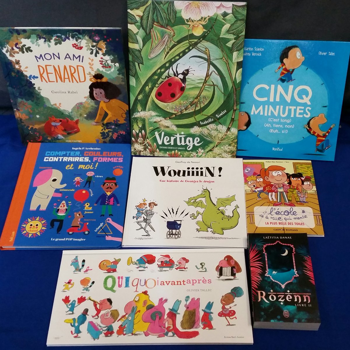 Les nouveautés de la semaine sont là !
Se sont rajoutés entre-temps le tome final de "Renaissance" et le nouveau Trondheim et Biancarelli, "Karmela Krimm". Et notre coup de cœur : "La Fuite du cerveau" de Pierre-Henri Gomont.
A très vite !