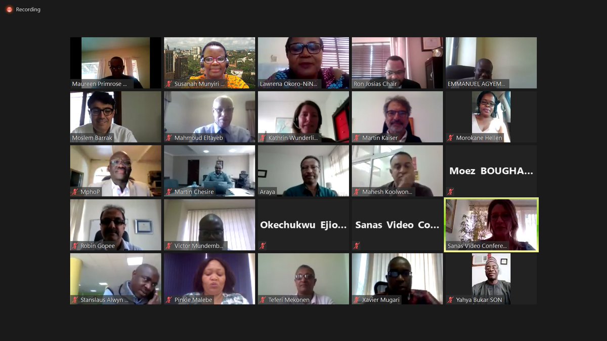 SMOchieng's tweet photo. @AFRAC_Official GA 2020 underway, Interesting discussions shaping the #accreditation agenda on the continent and how the #AFRACMRA can enable realisation of #AfCFTA. There was an impressive attendance of 64 participants representing AB's, NAFPs and stakeholders. https://t.co/X1kWMpyrEB