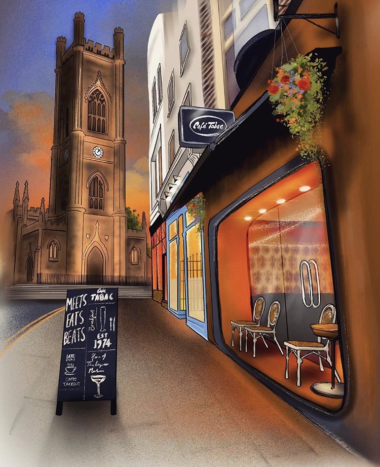 Love these illustrations by Helen Louise as part of her Liverpool pub series 🍺

Check out her work - instagram.com/helenlouisedes…