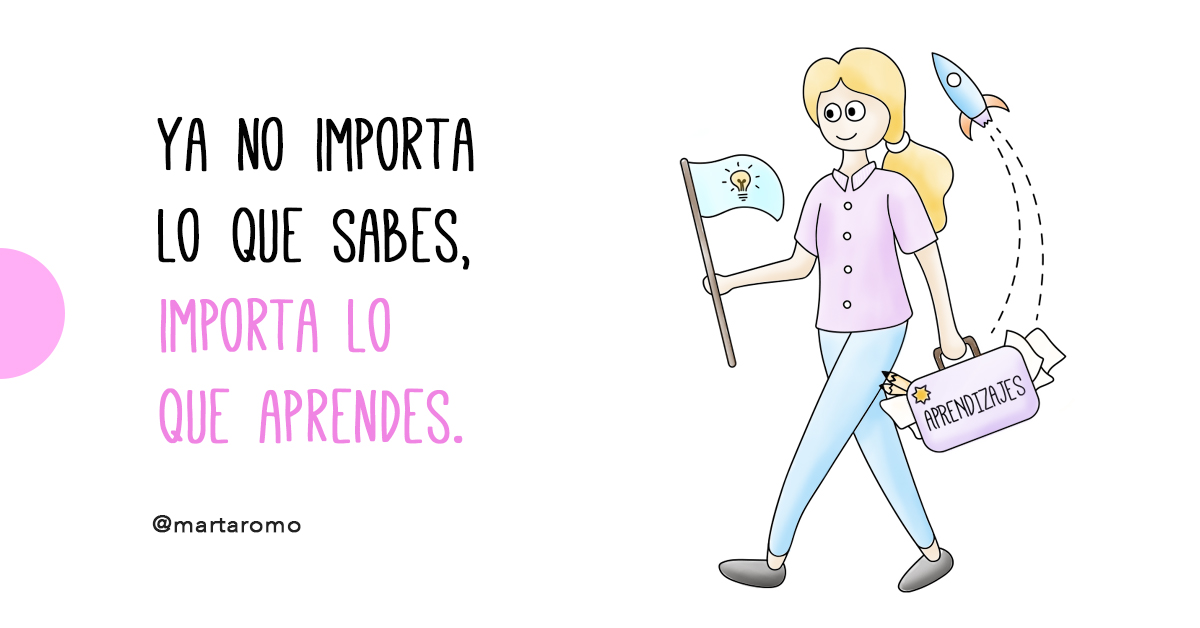 martaromo's tweet photo. 🥰 Mi pasión es aprender. Creo que lo habrás notado. Por eso te invito a hacer tuya esta reflexión: ⁣
⁣
💫 ¡¡No importa lo que sabes, importa lo que aprendes!!⁣

🤷‍♀️ Estamos llamados a aprender, es un instinto humano que nos proporciona mucho placer.

https://t.co/V6QSWhtPww https://t.co/cQDLFh1URl