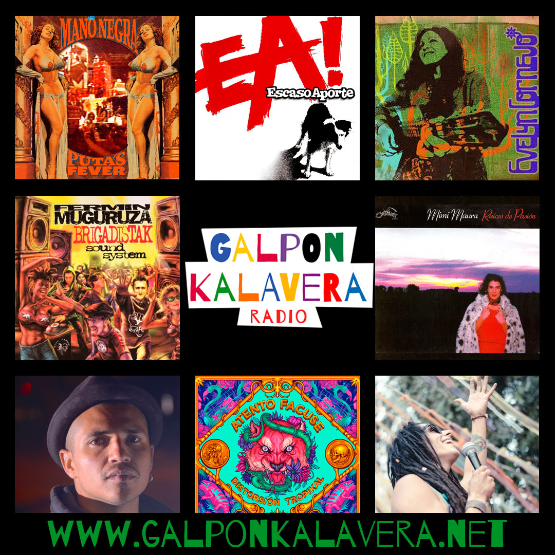 Visita GALPONKALAVERA.NET y dale PLAY! Hoy suenan Mano Negra / Escaso Aporte / Evelyn Cornejo / Fermin Muguruza / Mimi Maura / Ponchoik / Atento Facuse / Nativo y mucha más música mestiza todo el día!
#rockmestizo #ska #reggae #punk #rap #radioonline #onlineradio