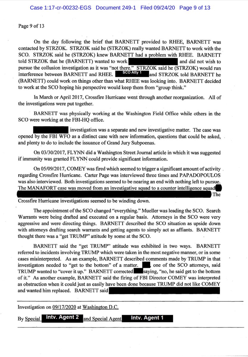 Strzok wants him on the SC - he’s sufficiently soured by Rhee he wants nothing to do with it. Reluctantly he decides to do it to try to keep people from “group think”. He says there’s nothing there (in regards to CH)