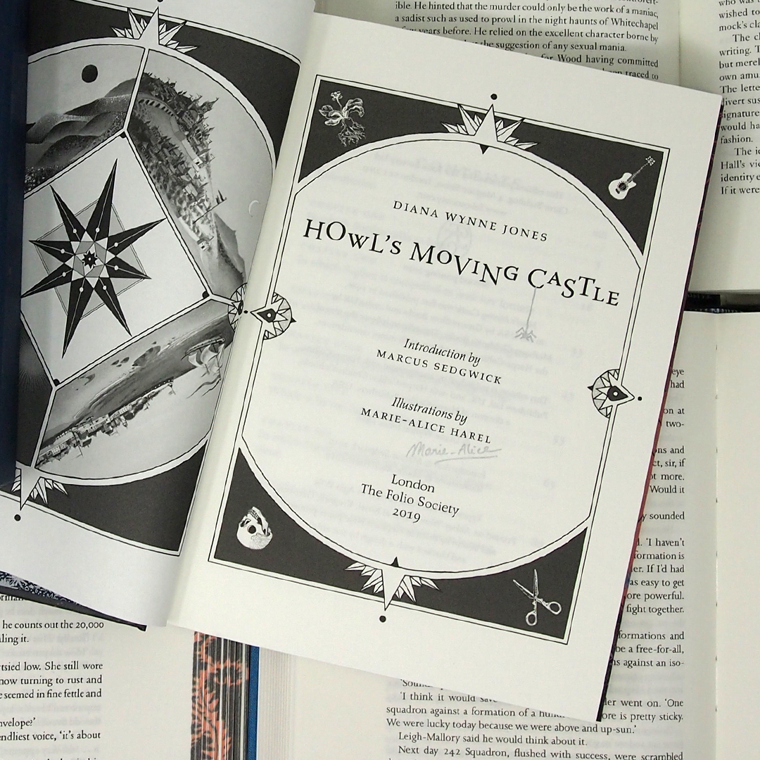foliosociety's tweet image. *GIVEAWAY* Folio's edition of #HowlsMovingCastle has been one of our best-sellers this year! And now, we are giving you the chance to win a copy exclusively signed by artist @maharelillo. RT by midnight 27 September to enter, open worldwide. foliosociety.com/howl-s-moving-…
