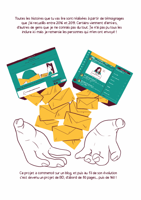 Mael_Biskotz's tweet photo. Ça y est tu peux précommander Autre sur le site de @EditionsLapin ! 
Autre c'est un receuil de témoignages de gens qui expliquent comment iels ont découvert qu'iels étaient différents. Ça fait 160 pages et c'est plein de couleurs et de bienveillance !
https://t.co/fFErNNJ0Im https://t.co/nplAiwElfP
