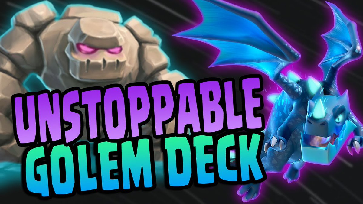 RoyalePros (Team CMC Bot) on X: New @Mhero1 Upload! Golem Lightning  Deck Diegoオピ 6800 👈 Best Golem deck in clash Royale feat. @DieguinhoCr2  Deck:  Watch here:    / X