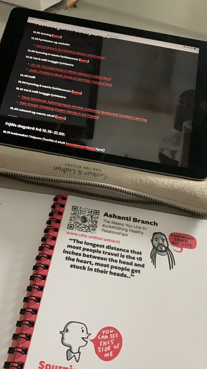 Spennandi endurmenntunarhelgi framundan à #utisonline #menntaspjall # àslandsskoli