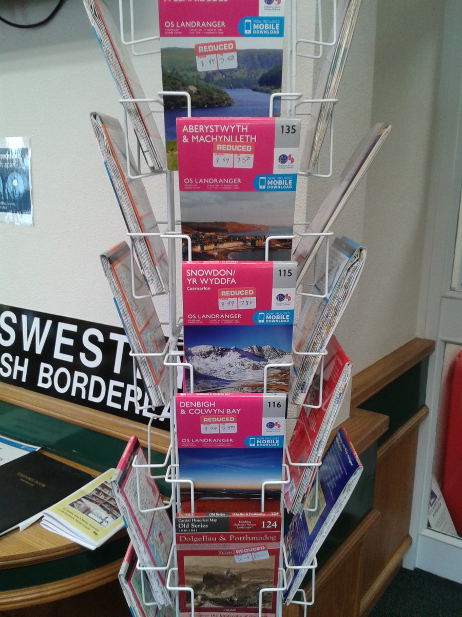 OswestryTourism's tweet photo. We have various OS Landranger and Explorer maps at the reduced price of £7.50, call or pop in to see our range. Open Wednesday, Friday and Saturday 10am - 3pm, 01691 662753. https://t.co/UdIqdx1Qkc https://t.co/VsZ4msHWSh