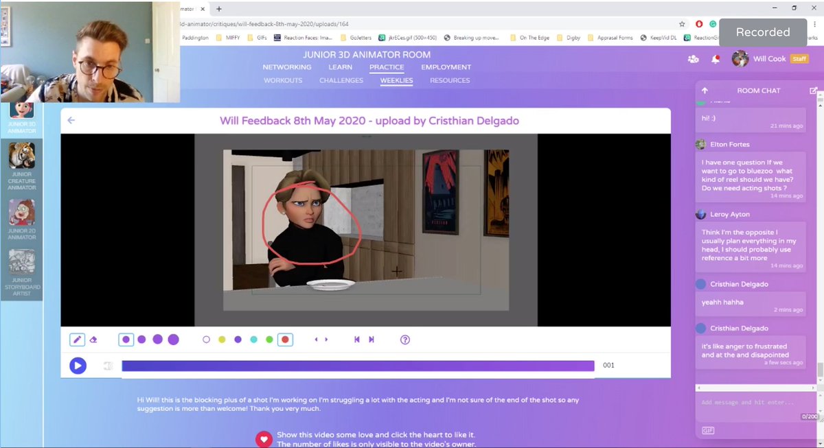 ⭐️ FEEDBACK ⭐️ FRIDAY ⭐️ in 45 minutes on AnimDojo!

Upload your 3D Character #Animation clip for FREE professional critique from Animation Director, Will Cook! Join in here at 1pm UK time: go.animdojo.com/will-sept-25 #framebyframe #animator