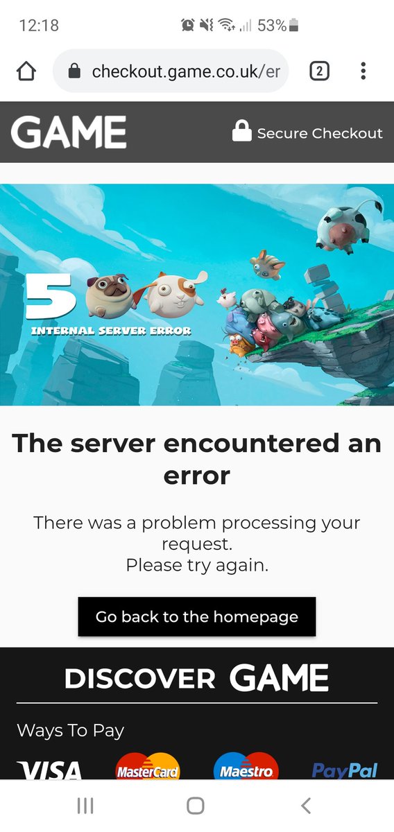 DanGough86's tweet photo. @GAMEdigital over an hour in a queue for this when it's my turn. What sort of system is this. Extremely disappointing. https://t.co/ulb8wEYq10