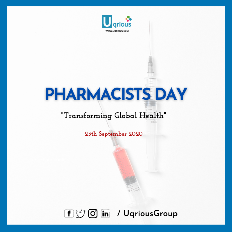 Uqriousgroup's tweet photo. Pharmacist's contributions to the healthcare sector saving millions of lives and transforming global health.

Thanks to good Pharmacists #Worldpharmacistday2020 who develop new medicines, educate future pharmacists, provide service to the patients. #UqriousMedia #UqriousAcademy https://t.co/hl9mp6auz1