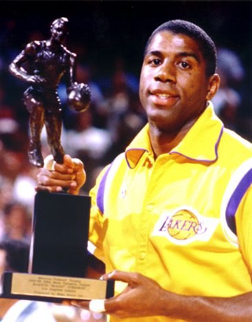 Magic only had two years without Kareem, but these two years brought a 74% win rate and a NINTH finals run in 11 years. He lost in the finals in 5 games to Jordan's Bulls, but it was still a successful two years without his running mate. He also won an MVP.