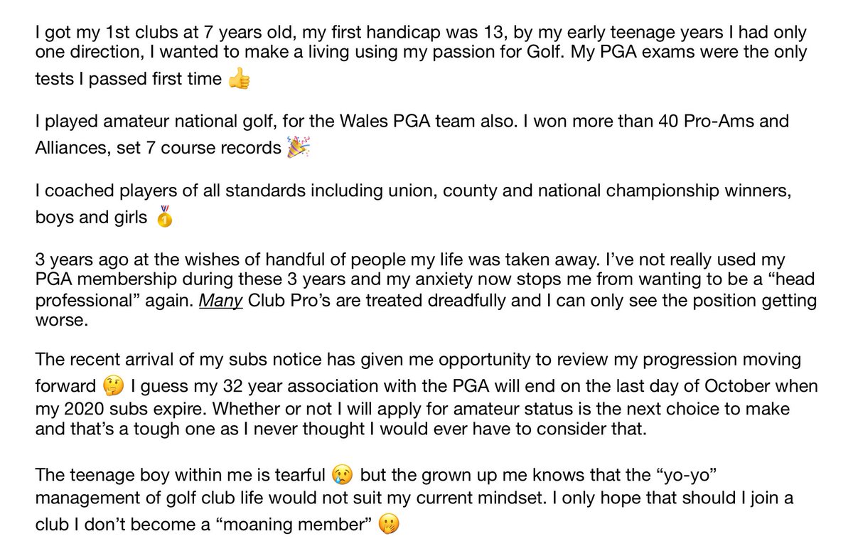 I guess all things come to an end <a href="/PGAYorkshire/">PGA in Yorkshire</a> <a href="/ThePGA/">The PGA</a> <a href="/PGANorth/">PGANorth</a>