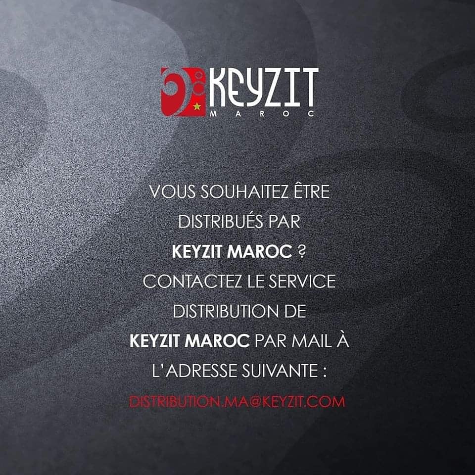 IKeyzit's tweet photo. DISTRIBUTION KEYZIT MAROC🇲🇦

Vous souhaitez être Distribués par KEYZIT MAROC? Contactez le service DISTRIBUTION de KEYZIT MAROC par mail à l'adresse suivante :
DISTRIBUTION.MA@KEYZIT.COM

#KeyzitDistribution #KeyzitMaroc #KeyzitAfrica #Keyzit https://t.co/A70LUbJHmY
