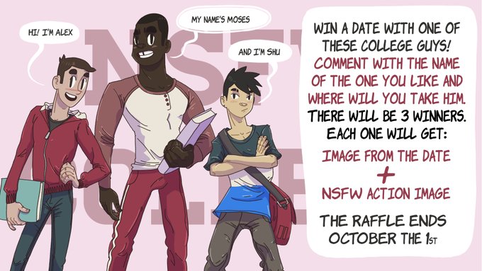 ENTER THE 10K RAFFLE!
Win a date with one of these guys!
To enter the raffle comment with the one you