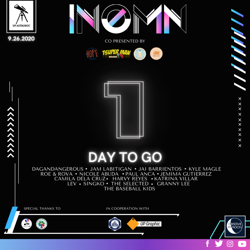upastrosoc's tweet photo. 🌙 CONTINUE: 1 DAY TO GO 👈
START
OPTIONS
EXIT

INOmn is tomorrow and we're just as excited as you are! It will be hosted via an online livestream completely free of charge. https://t.co/Yj7Rg47FBq